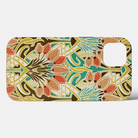 Art Nouveau patroon #11 Case-Mate iPhone Case (Achterkant (horizontaal))