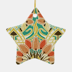Art Nouveau patroon #11 Keramisch Ornament