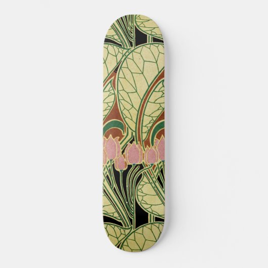 Art Nouveau patroon #1 Skateboard (Voorkant)