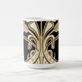 Art Nouveau patroon 2 Koffiemok (Center)
