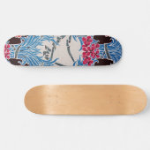 Art Nouveau patroon 6 Skateboard (Horizontaal)