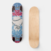 Art Nouveau patroon 6 Skateboard (Voorkant)