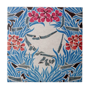 Art Nouveau patroon 6 Tegeltje