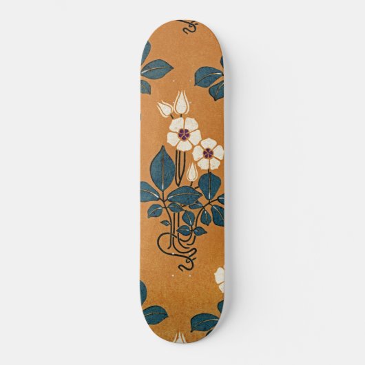 Art Nouveau patroon 7 Skateboard (Voorkant)