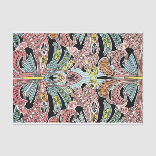 Art Nouveau patroon #8 Tissuepapier (Voorkant)