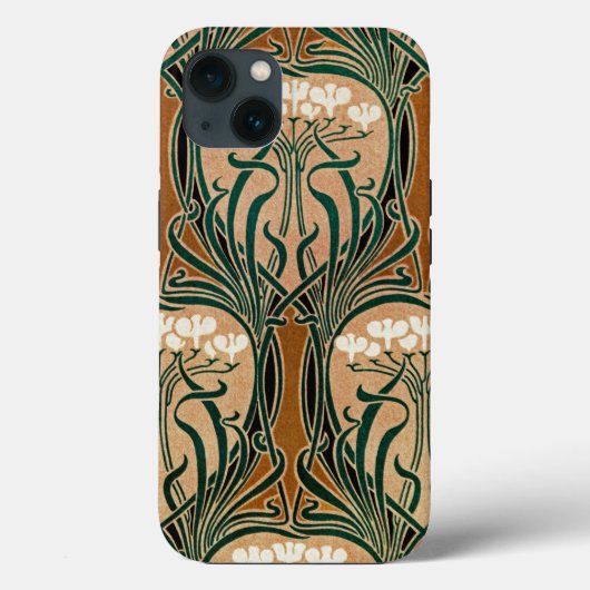 Art Nouveau patroon #9 Case-Mate iPhone Case (Achterkant)