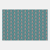 Art Nouveau Patroon Inpakpapier Vel (Voorkant 3)