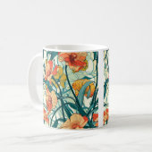 Art Nouveau Patroon Koffiemok (Voorkant links)