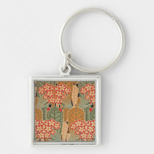 Art Nouveau Pattern #1 op Emporio Moffa Sleutelhanger
