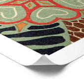 Art Nouveau Pattern #2 op Emporio Moffa Poster (Hoek)