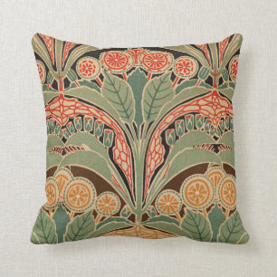 Art Nouveau Pattern #3 op Emporio Moffa Kussen