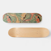 Art Nouveau Pattern #3 op Emporio Moffa Skateboard (Horizontaal)