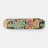 Art Nouveau Pattern #4 op Emporio Moffa Skateboard (Horizontaal)