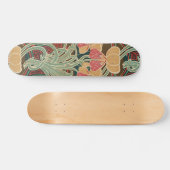 Art Nouveau Pattern #4 op Emporio Moffa Skateboard (Horizontaal)