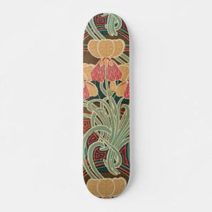 Art Nouveau Pattern #4 op Emporio Moffa Skateboard