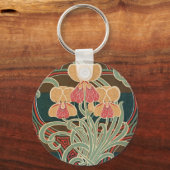 Art Nouveau Pattern #4 op Emporio Moffa Sleutelhanger (Voorkant)