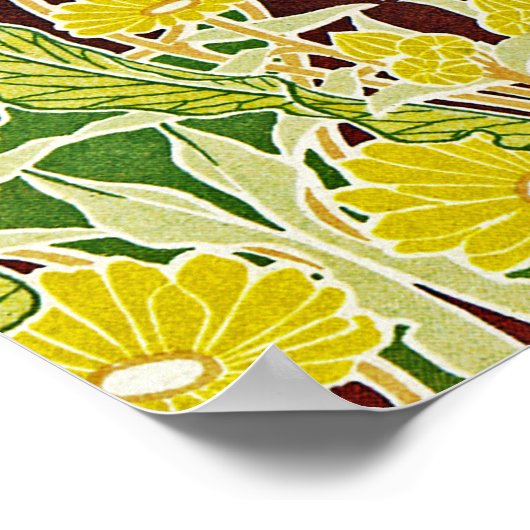 Art Nouveau Pattern #7 in Emporio Moffa Poster (Hoek)