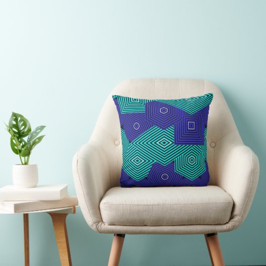 Art Nouveau Pattern Kussen (Stoel)