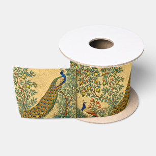 Art Nouveau Pauw Botanische Illustratie Lint