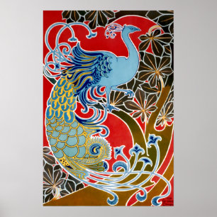 Art Nouveau Pauw van Gisbert Combaz uit 1898 Poster
