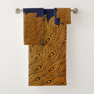 Art Nouveau Pauw Will Bradley Bad Handdoek