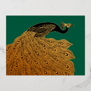 Art Nouveau Pauw Will Bradley Folie Feestdagen Briefkaart