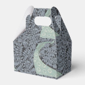 Art Nouveau Peacock Classic  Bird Bedankdoosjes (Achterkant)