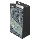 Art Nouveau Peacock Classic Bird Klein Cadeauzakje (Voorkant Gekanteld)