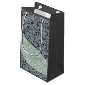 Art Nouveau Peacock Classic Bird Klein Cadeauzakje (Achterkant Gekanteld)