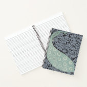 Art Nouveau Peacock Classic Bird Notitieboek (Binnen)