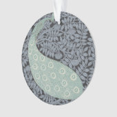 Art Nouveau Peacock Classic  Bird Ornament (voorkant)