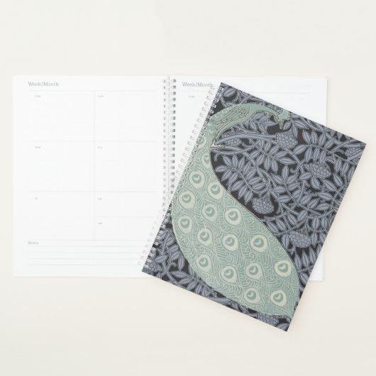 Art Nouveau Peacock Classic  Bird Planner (Display)