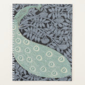 Art Nouveau Peacock Classic  Bird Planner (Voorkant)