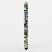 Art Nouveau Peacock Print, Turquoise & Neutrals Case-Mate iPhone Case (Achterkant/rechts)