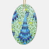 Art Nouveau Peacocks Keramisch Ornament (Links)