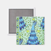 Art Nouveau Peacocks Magneet (Voorkant / Achterkant)