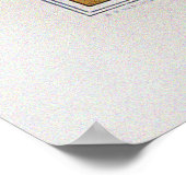  Art Nouveau Peacocks Vis & Zeewier Poster (Hoek)