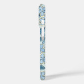  Art Nouveau Periwinkle Flowers in een tuin Case-Mate iPhone Case (Achterkant / Links)