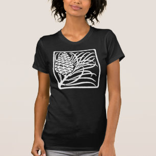 Art Nouveau pijnappel T-shirt
