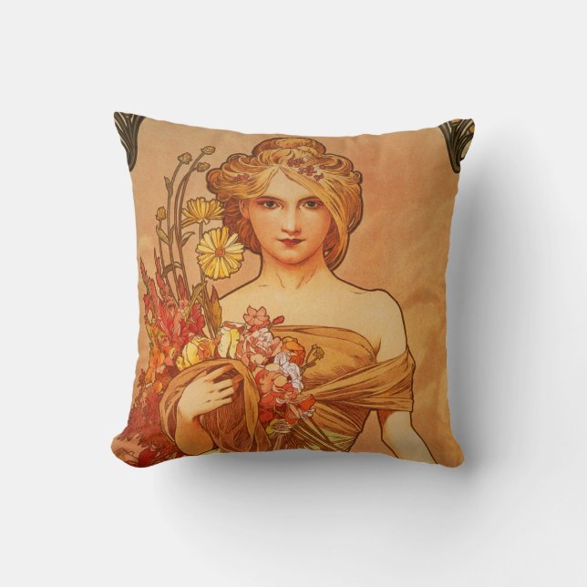 Art Nouveau Pillow Kussen (Voorkant)