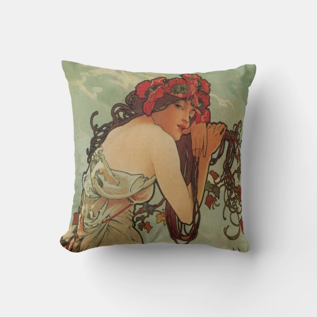 Art Nouveau Pillow Kussen (Voorkant)