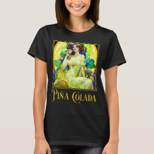 Art Nouveau Pina Colada T-shirt
