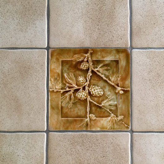 Art Nouveau Pine Conproduction Tegeltje