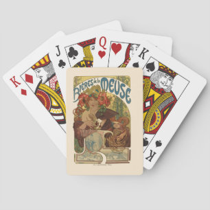 Art Nouveau Pokerkaarten