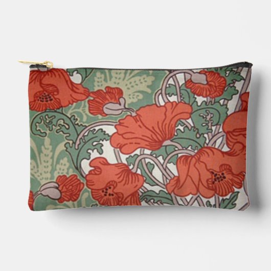 Art Nouveau Poppies Etui (Voorkant)