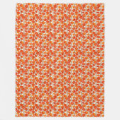 Art Nouveau Poppies Fleece Blanket (Voorkant)