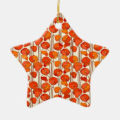 Art Nouveau Poppies Ornament (Voorkant)