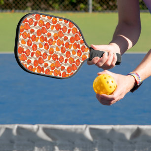 Art Nouveau Poppies Pickleball Racket