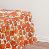 Art Nouveau Poppies Tablecloth Tafelkleed (Voorbeeld)