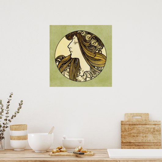 Art Nouveau Poster (Cuisine)